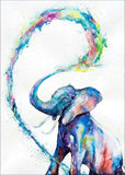 Full Diamond Painting kit - Shiny elephant