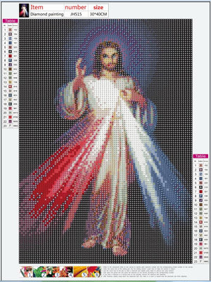 Full Diamond Painting kit - Religion jesus