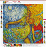 Full Diamond Painting kit - Cloud girl