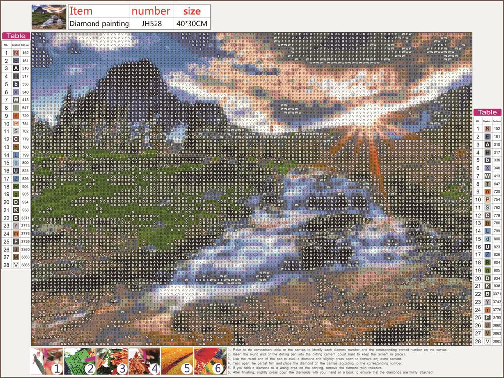 Full Diamond Painting kit - Beautiful waterfall scenery
