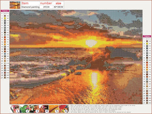 Full Diamond Painting kit - Beautiful seaside