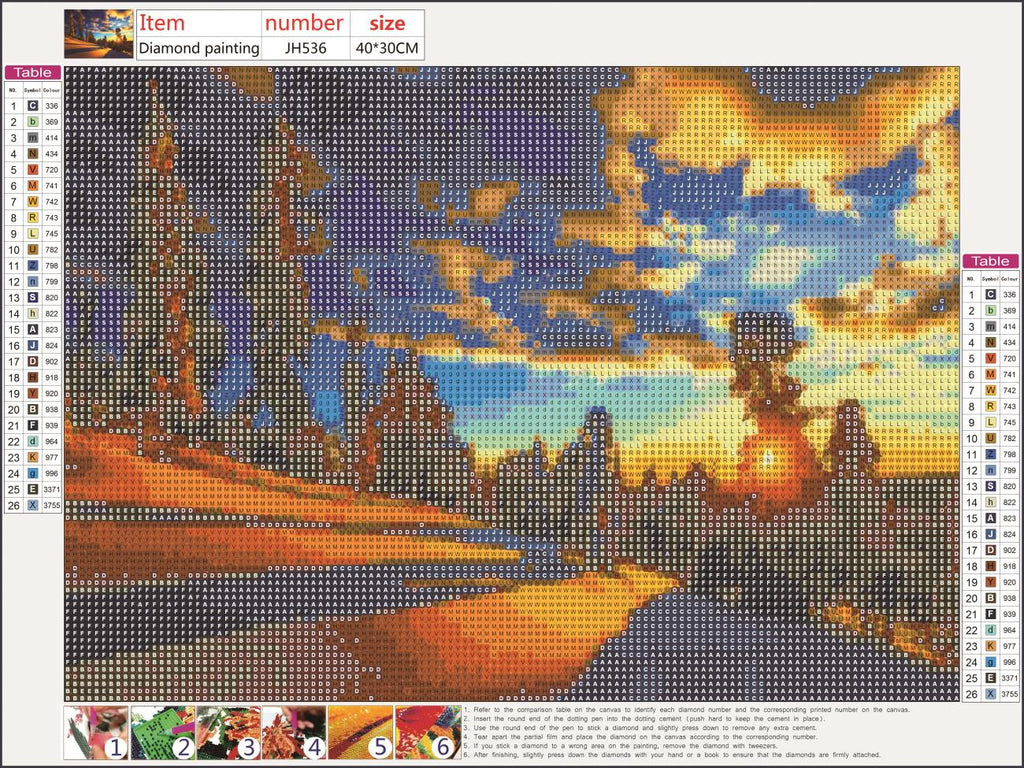 Full Diamond Painting kit - Warm winter