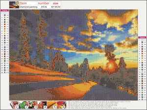 Full Diamond Painting kit - Warm winter
