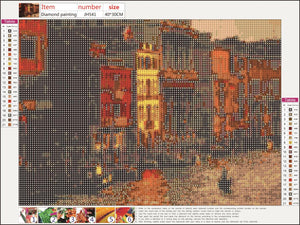 Full Diamond Painting kit - Magnificent architectural scenery