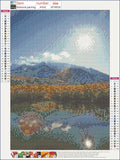 Full Diamond Painting kit - Beautiful snow mountain scenery