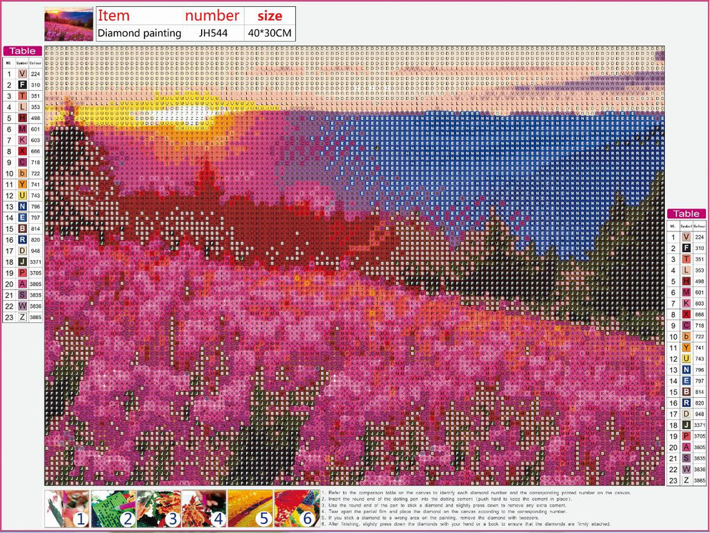 Full Diamond Painting kit - Beautiful garden scenery