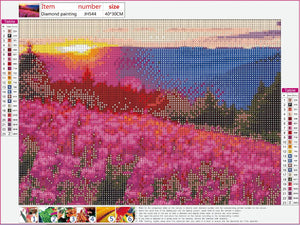 Full Diamond Painting kit - Beautiful garden scenery