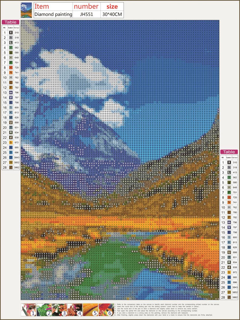 Full Diamond Painting kit - Magnificent scenery