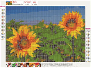 Full Diamond Painting kit - Beautiful sunflower