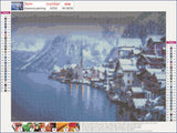 Full Diamond Painting kit - Beautiful winter landscape
