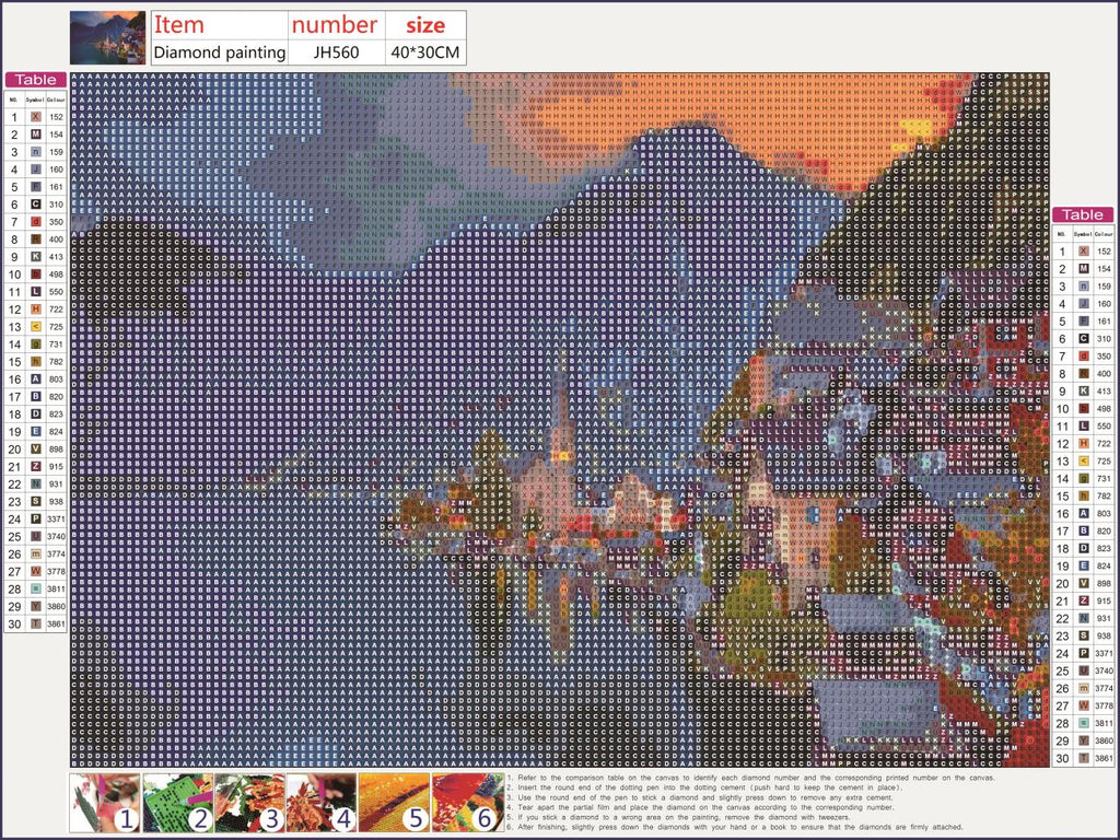 Full Diamond Painting kit - Beautiful landscape