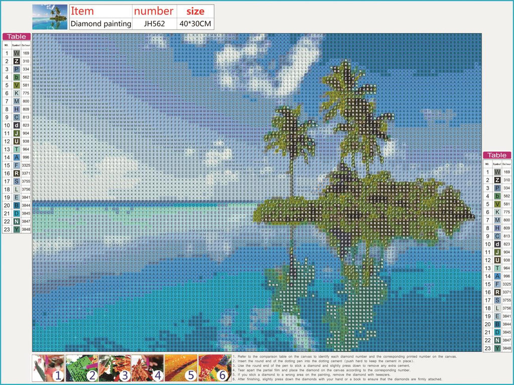 Full Diamond Painting kit - Summer Sea