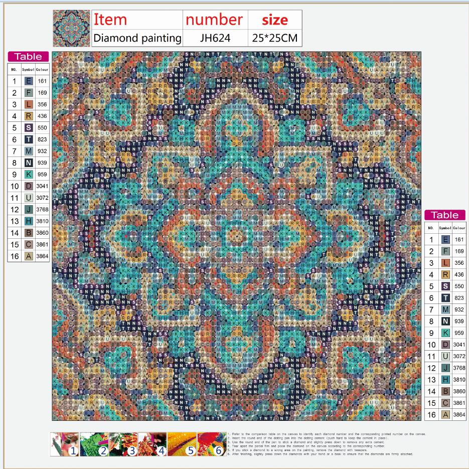 Full Diamond Painting kit - Mandala