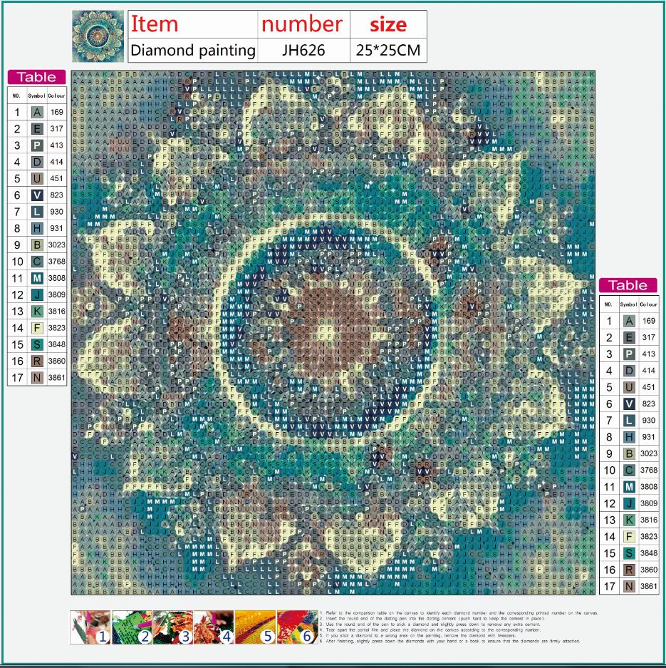 Full Diamond Painting kit - Mandala