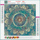 Full Diamond Painting kit - Mandala