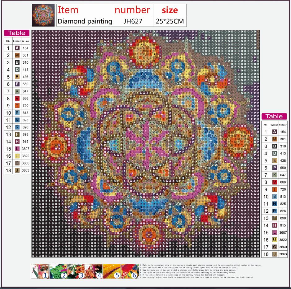 Full Diamond Painting kit - Mandala