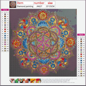 Full Diamond Painting kit - Mandala