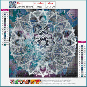 Full Diamond Painting kit - Mandala