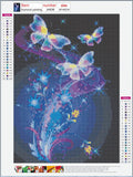 Full Diamond Painting kit - Beautiful butterfly