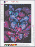 Full Diamond Painting kit - Beautiful butterfly
