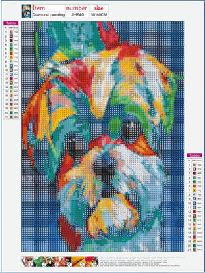 Full Diamond Painting kit - Beautiful dog