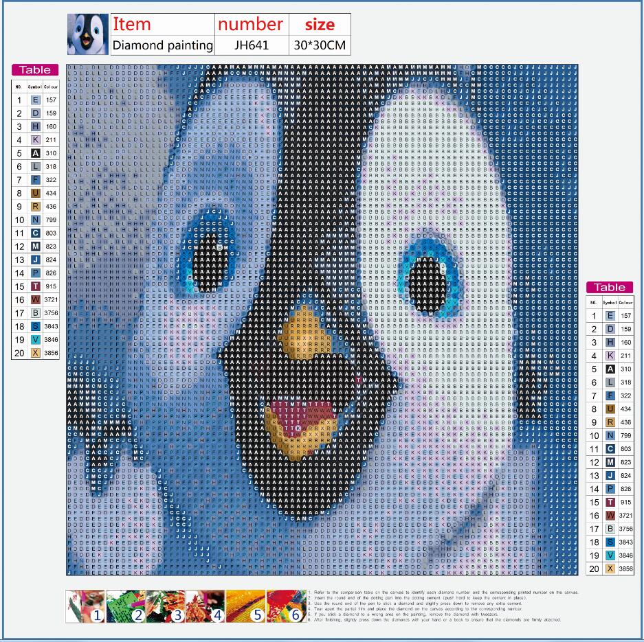 Full Diamond Painting kit - Penguin