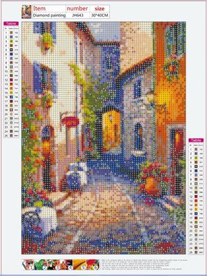 Full Diamond Painting kit - Nice street