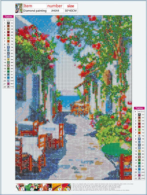 Full Diamond Painting kit - Nice street