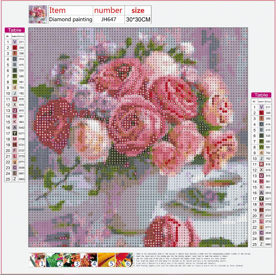 Full Diamond Painting kit - Beautiful roses