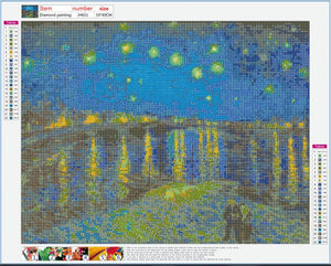 Full Diamond Painting kit - Starry sky