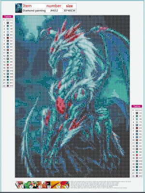 Full Diamond Painting kit - Violent dragon
