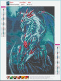 Full Diamond Painting kit - Violent dragon