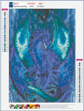 Full Diamond Painting kit - Violent dragon