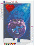 Full Diamond Painting kit - Cute owl