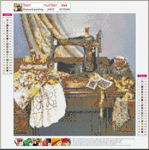 Full Diamond Painting kit - Tailor