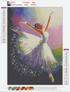 Full Diamond Painting kit - Beautiful dancer