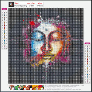 Full Diamond Painting kit - Color mask