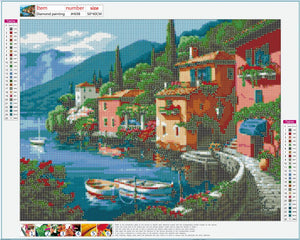 Full Diamond Painting kit - Seaside view