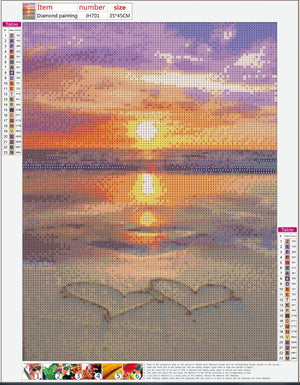 Full Diamond Painting kit - Beautiful beach