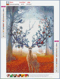 Full Diamond Painting kit - Deer in forest