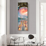 Full Large Diamond Painting kit - Plank road of the sea