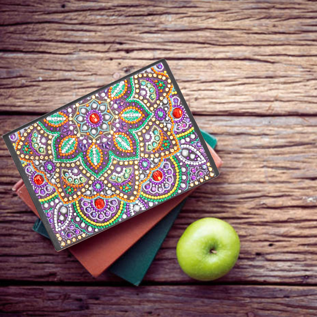 DIY Diamond Painting Notebook - Mandala (No lines)