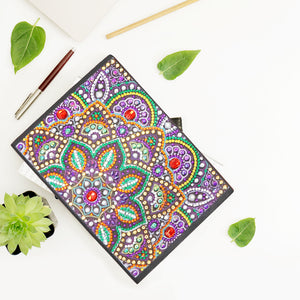 DIY Diamond Painting Notebook - Mandala (No lines)