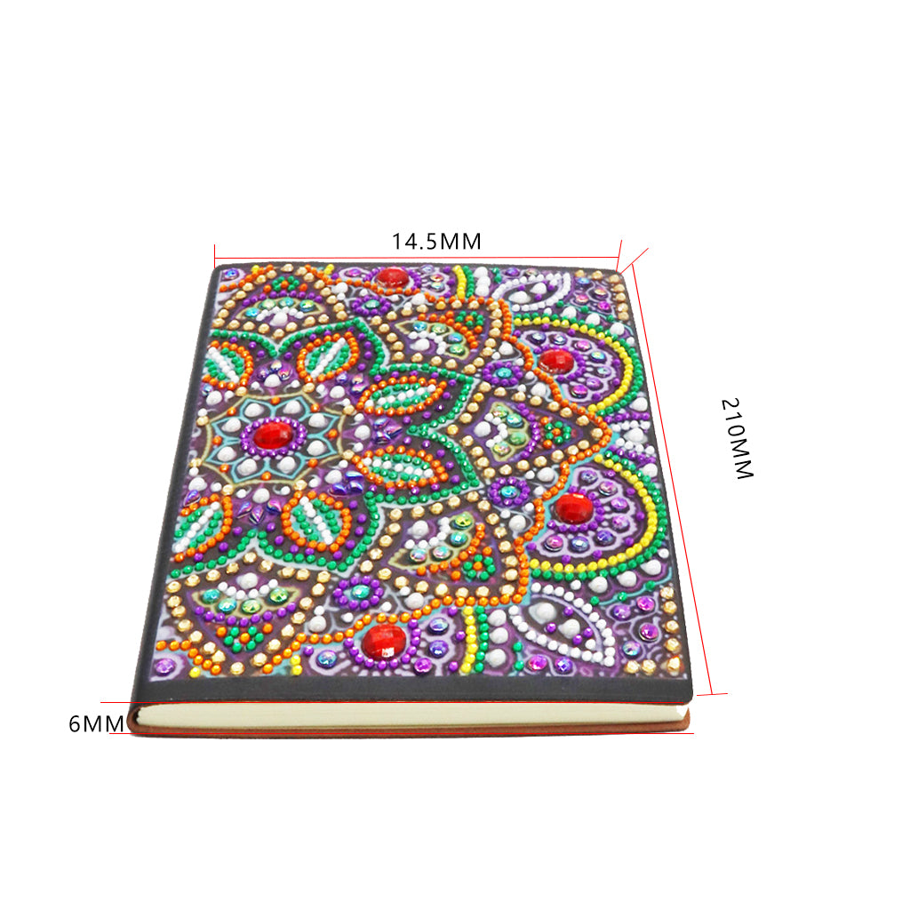 DIY Diamond Painting Notebook - Mandala (No lines)