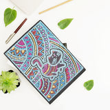 DIY Diamond Painting Notebook - Cute cat (No lines)
