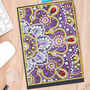 DIY Diamond Painting Notebook - Mandala (No lines)