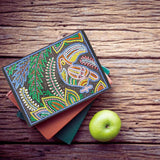 DIY Diamond Painting Notebook - Flowers and leaves  (No lines)