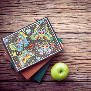 DIY Diamond Painting Notebook - Butterfly (No lines)