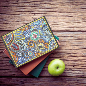 DIY Diamond Painting Notebook - Flowers (No lines)