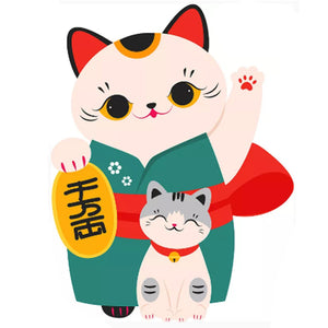 Full Diamond Painting kit - Lucky Cat